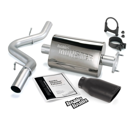 [GBE-51315-B] Banks 51315-B: Monster Exhaust System 2004-06 Jeep Wrangler Unlimited LJ