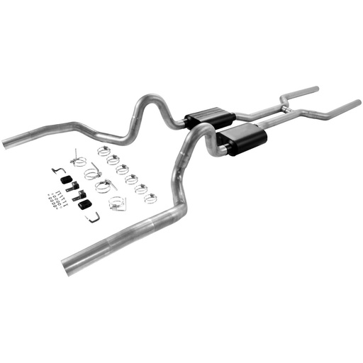 [FLO-17200] Flowmaster 17200: American Thunder Header-Back Exhaust System 1968-1972 GM A-Body