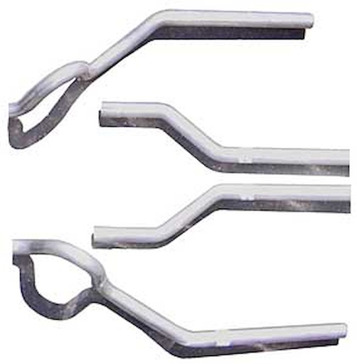 [PYE-SGA29] Pypes Performance Exhaust SGA29: No-Muffler Exhaust System 1970-71 GTO