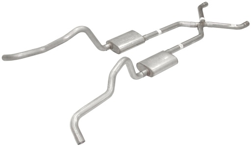 [PYE-SGC16] Pypes Performance Exhaust SGC16: No-Muffler Exhaust System 1955-57 Chevy Wagon