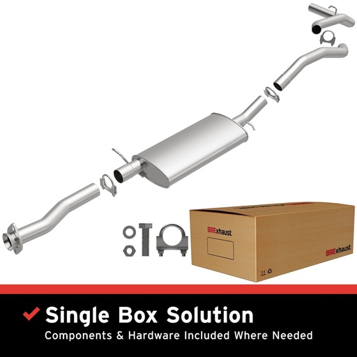 [BRE-106-0490] BRExhaust 106-0490: 106-0490 Direct-Fit Exhaust Kit for 1992-1994 GM S10, Sonoma