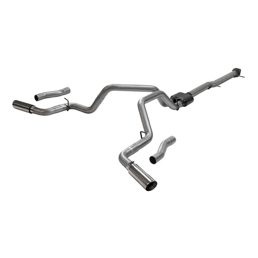 [FLO-818112] Flowmaster 818112: Outlaw Cat-Back Exhaust System fits Select Chevy Silverado, GMC Sierra 2500HD/3500HD Pickup Truck 6.6L (Crew Cab)