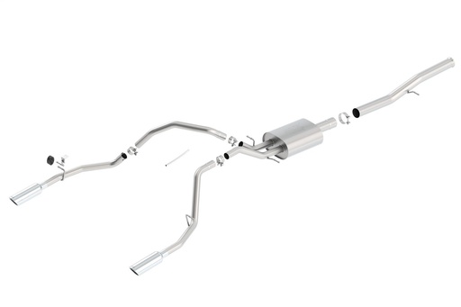 [BOR-140572] Borla 140572: Cat-Back Exhaust System 2014-2018 Silverado/Sierra 1500 6.2L Extended Cab Standard Bed/Crew Cab Short Bed