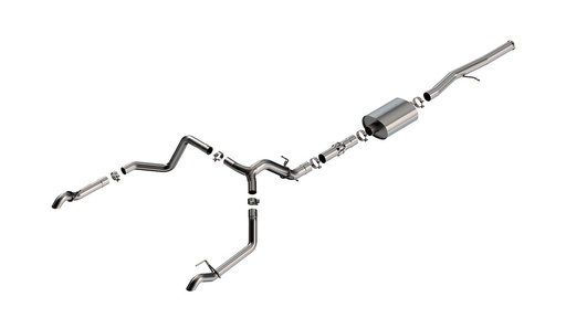 [BOR-140915] Borla 140915: Cat-Back Exhaust System Fits Select Chevy Silverado 1500 ZR2 6.2L 4WD, GMC Sierra 1500 AT4X 6.2L 4WD [ATAK Muffler]