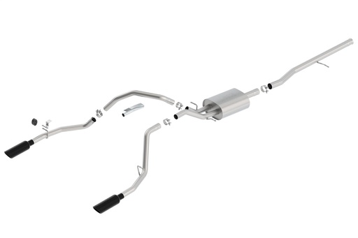 [BOR-140536BC] Borla 140536BC: Cat-Back S-Type Exhaust System 2014-2019 Silverado/Sierra 1500 5.3L