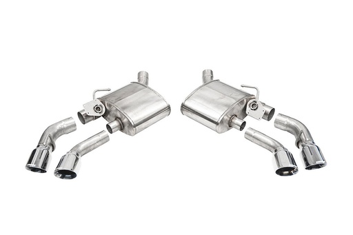 [CSE-14789] Corsa 14789: Active Valve (NPP) Axle-Back Exhaust System Fits Select Chevy Camaro SS, ZL1 6.2L - Quad Polished Tips