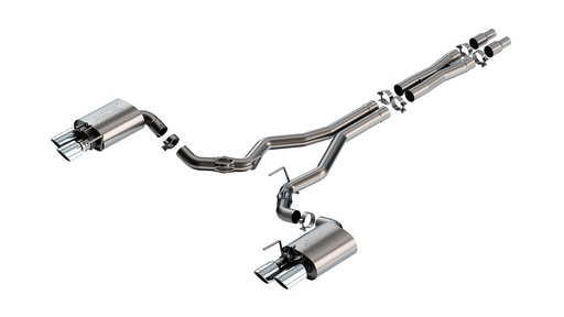 [BOR-140963] Borla 140963: 140963 ATAK Cat-Back Exhaust System Fits Select Ford Mustang GT 5.0L V8 Engine