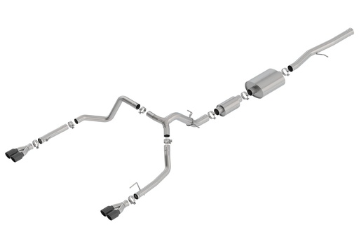 [BOR-140774BC] Borla 140774BC: 140774BC S-Type Cat-Back Exhaust System for 2018–2020 Jeep Wrangler JLU 3.6L V6