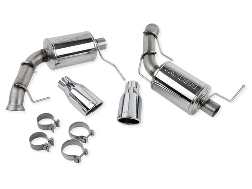 [RSP-421145] Roush Performance 421145: Axle-Back Exhaust with Dual Round Tips 2011-14 Mustang 3.7L V6