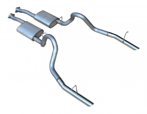 [PYE-SFM13V] Pypes Performance Exhaust SFM13V: Violator Cat-Back Exhaust System 1986-93 Mustang LX 5.0L