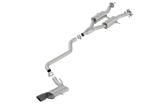 [BOR-140748BC] Borla 140748BC: 140748BC S-Type Cat-Back Exhaust System for 2014–2021 Jeep Grand Cherokee 3.6L V6 AWD