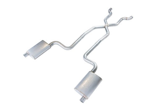 [PYE-SCC12R] Pypes Performance Exhaust SCC12R: Race-Pro Crossmember-Back Exhaust System 1968-74 C3 Corvette