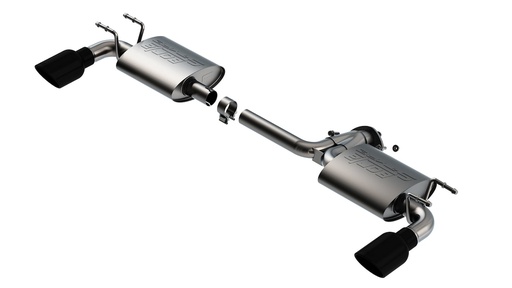 [BOR-11970BC] Borla 11970BC: 11970BC S-Type Axle-Back Exhaust System for 2019–2024 Mazda 3 2.5L 4 Cyl.