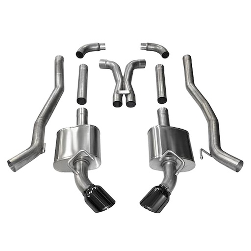 [CSE-14968BLK] Corsa 14968BLK: Xtreme Cat-Back Exhaust System 2010-2015 Chevy Camaro SS Coupe 6.2L