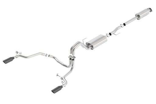 [BOR-140615BC] Borla 140615BC: Cat-Back Exhaust System 2015-2020 F-150 2.7L/3.3L/3.5L/5.0L 2/4WD