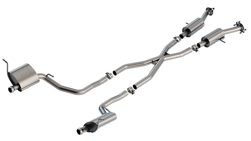 [BOR-140836] Borla 140836: 140836 S-Type Cat-Back Exhaust System for 2014–2021 Jeep Grand Cherokee High Altitude, Summit 3.6L V6
