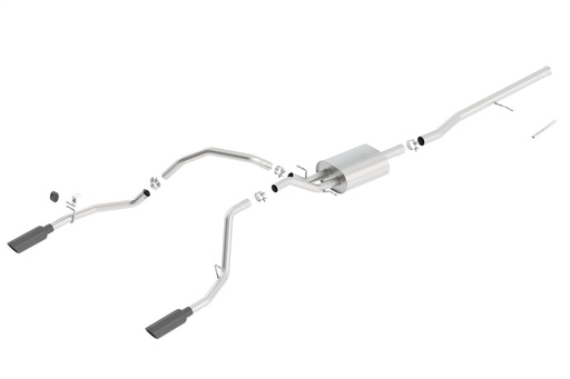 [BOR-140537BC] Borla 140537BC: Cat-Back ATAK Exhaust System 2014-2019 Silverado/Sierra 1500 5.3L