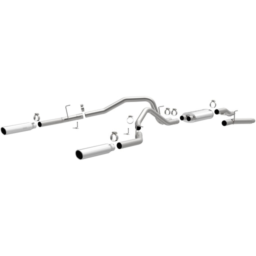 [MPE-16520] Magnaflow 16520: 16520 Street Series Cat-Back Performance Exhaust System Fits Select Ford, Lincoln Models