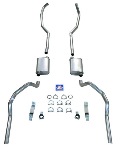 [SSH-23027] Shafers Classic Reproductions 23027: 23027 1967-1969 Camaro 2-1/2 in. Exhaust System w/ Big Block w/ Cast Iron Manifolds