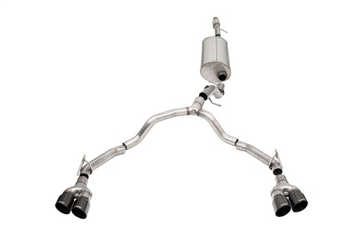 [CSE-21127BLK] Corsa 21127BLK: CAT BACK TAHOE DUAL REAR