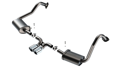 [BOR-140817] Borla 140817: Cat-Back Exhaust System Fits Select Porsche Cayman 718, Boxster 718 2.0L RWD 2-Door, Chrome Tips [S-Type Muffler]