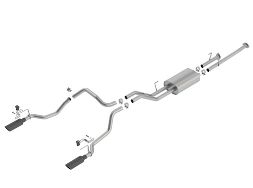 [BOR-140638BC] Borla 140638BC: 140638BC Touring Cat-Back Exhaust System for 2014–2021 Toyota Tundra 4.6L, 5.7L V8