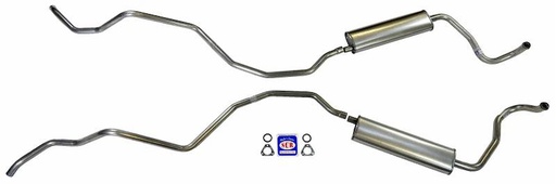 [SSH-73003] Shafers Classic Reproductions 73003: 73003 1960-1964 Chevrolet 8-cyl 283 & 327 Dual Exhaust exc. Hi-Performance