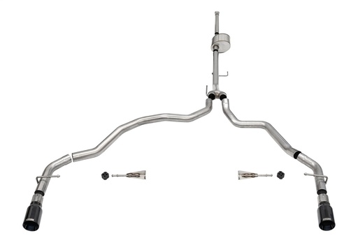 [CSE-21152BLK] Corsa 21152BLK: 3.0" Dual Rear Exit Catba