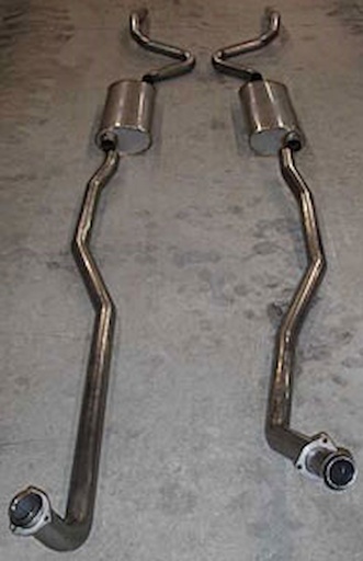 [STW-CV69BB0S] Stainless Works CV69BB0S: CV69BB0S Manifold-Back Exhaust System 1968-72 BB Chevelle