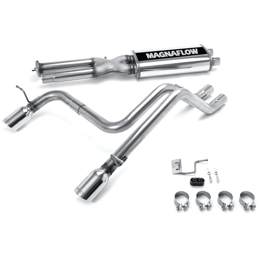 [MPE-16673] Magnaflow 16673: 16673 Street Series Cat-Back Performance Exhaust System for 2003-2006 Hummer H2