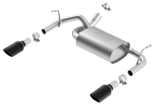 [BOR-11860BC] Borla 11860BC: Rear Section Exhaust System 2012-2018 Jeep Wrangler JK 3.6L