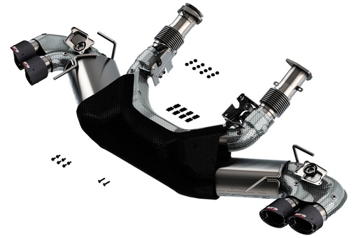 [BOR-140838CF] Borla 140838CF: 140838CF S-Type Cat-Back Exhaust System Fits Select Chevrolet Corvette C8 6.2L V8