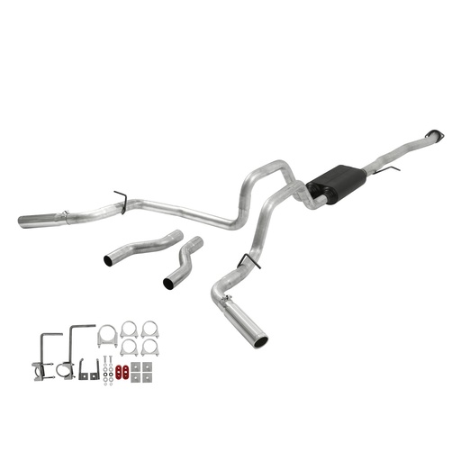 [FLO-17436] Flowmaster 17436: 17436 American Thunder Cat-Back Exhaust System 2004-2006 GM Silverado/Sierra 4.8L/5.3L (Crew Cab)