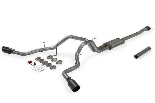 [FLO-717872] Flowmaster 717872: FlowFX Cat-Back Exhaust System 2009-2014 Ford F150 4.6L, 5.0L, 5.4L V8 and 3.5L EcoBoost 2/4 WD - Dual Split-Side Exit