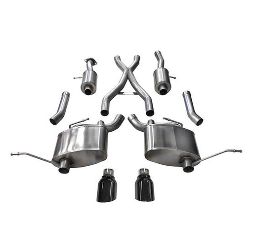 [CSE-14991BLK] Corsa 14991BLK: Sport Cat-Back Exhaust System 2011-2018 Jeep Grand Cherokee 5.7L