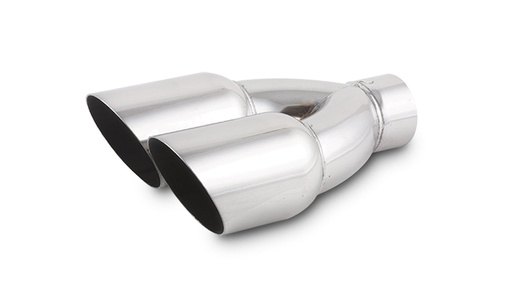 [VPE-1333] Vibrant Performance 1333: Dual 3.5" Round Stainless Steel Exhaust Tip Single Wall