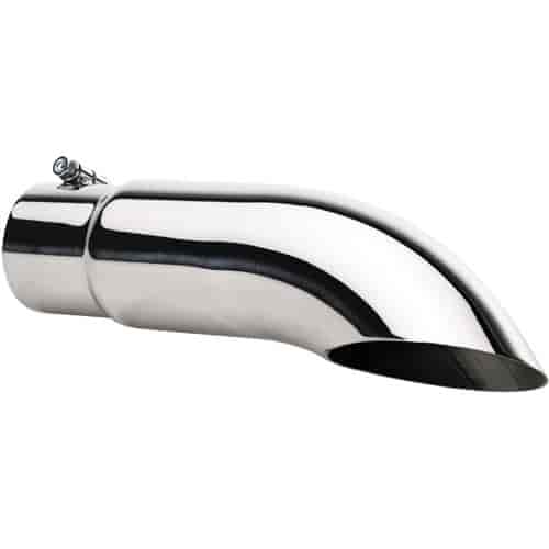 [GIB-500409] Gibson Performance Exhaust 500409: Stainless Steel Slash Cut Exhaust Tip Inlet: 2.25"
