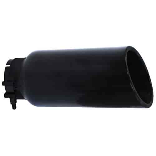 [GRH-GRT3410B] Go Rhino GRT3410B: Round Exhaust Tip Black Powdercoat