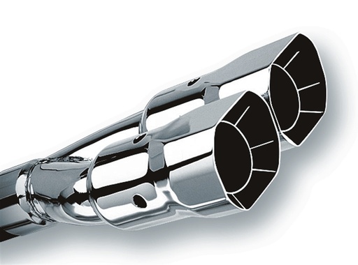 [BOR-20233] Borla 20233: Stainless Steel Exhaust Tip Outlet Size: 2-7/8" x 3-3/8"