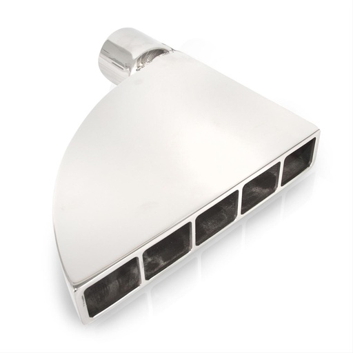[STW-811200] Stainless Works 811200: 811200 Exhaust Tail Pipe Tip, Universal, Straight Boxxter Tip W/O Grate 2" Inlet