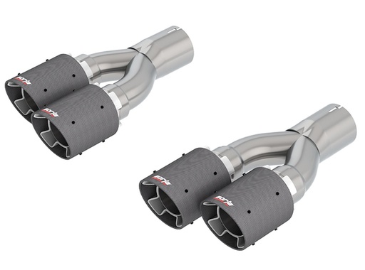 [BOR-60673CF] Borla 60673CF: 60673CF Exhaust Tips for 2018–2021 Jeep Grand Cherokee Trackhawk 6.2L V8 Carbon Fiber