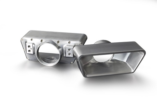 [LOK-GSE-3010] Lokar GSE-3010: GSE-3010 Exhaust Tip, Goolsby Edition, Fits Up To 3 in. Exhaust, Adapter, 2 Piece, Billet Aluminum, Brushed