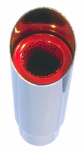 [HED-17120] Hedman 17120: Single Hot Tip with Resonator 2" In, 2-1/2" Out