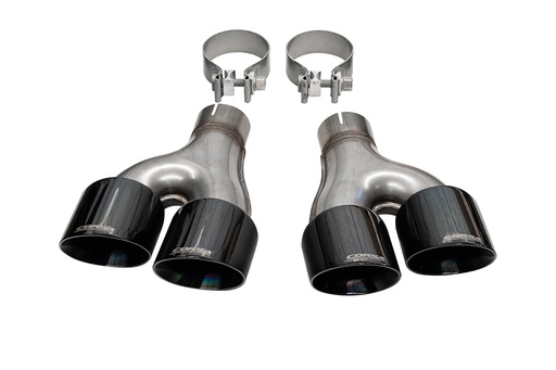 [CSE-14068BLK] Corsa 14068BLK: GRND CHRKE TWIN TIPS BLK