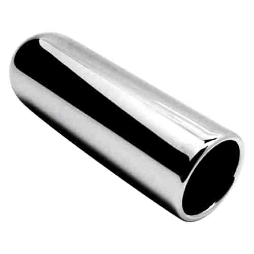 [JEX-JST007A] Jones Exhaust JST007A: Chrome Stainless Steel Exhaust Tip Pencil 5"