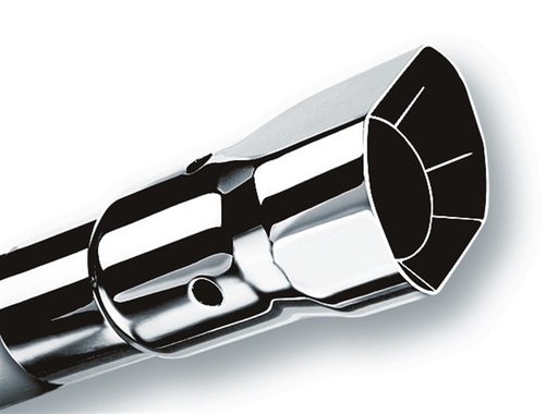 [BOR-20116] Borla 20116: Stainless Steel Exhaust Tip Outlet Size: 2-1/2" x 2-3/4"